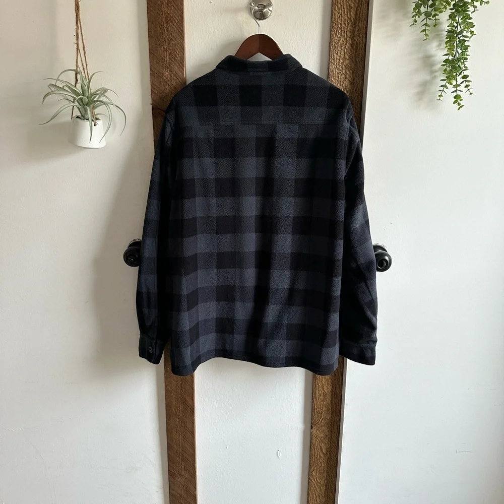 Y2K Croft & Barrow Men’s XL Button Down Flannel Jacket Like New Condition